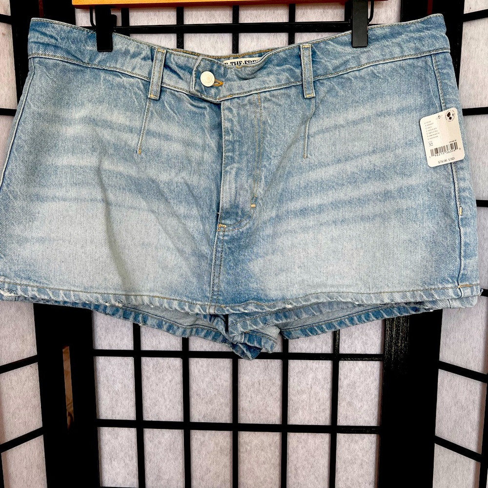 Free People low rise mini skort sz 32